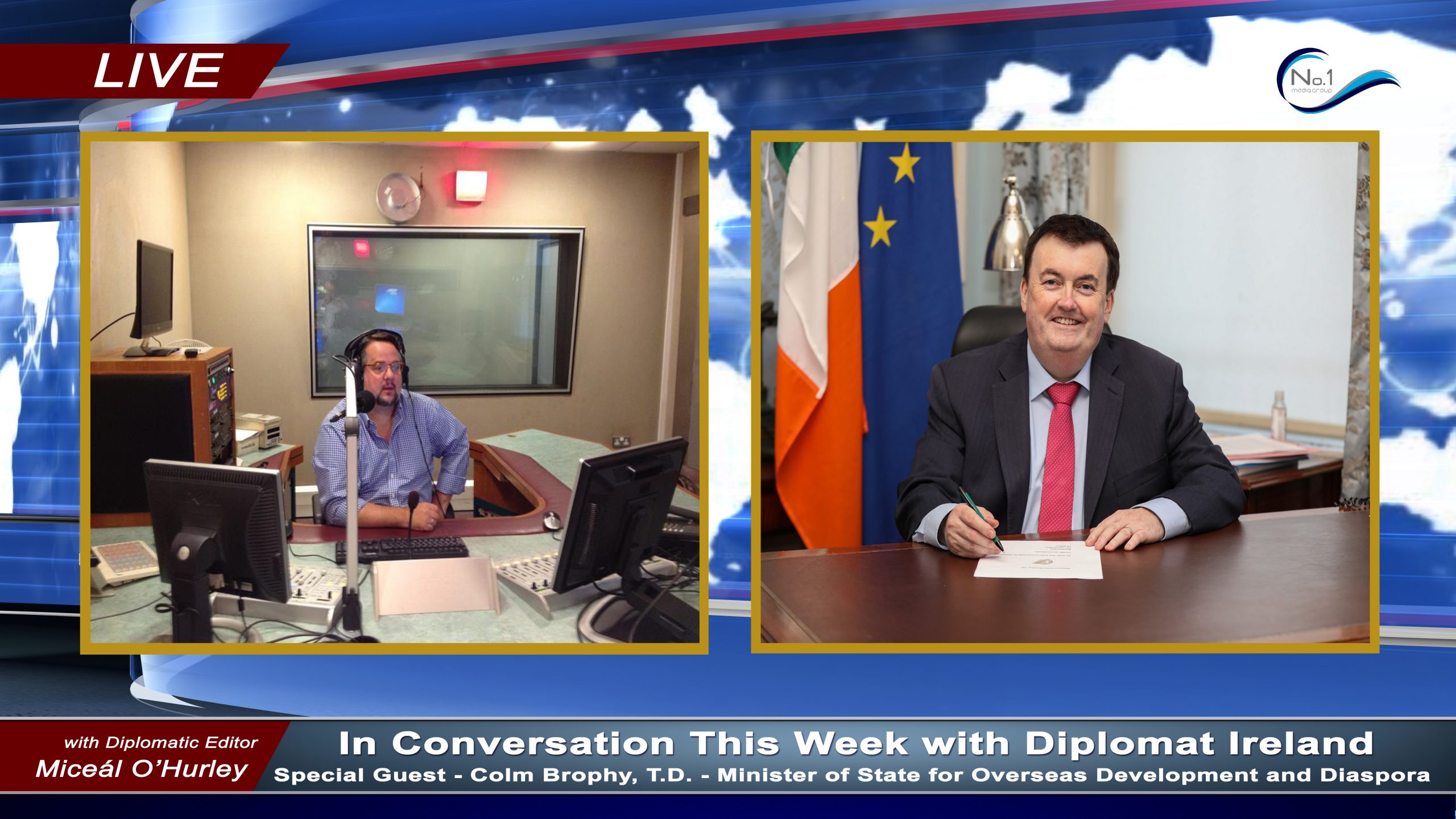 In Conversation This Week with Colm Brophy, T.D., Minister for Overseas Development Aid & Diaspora