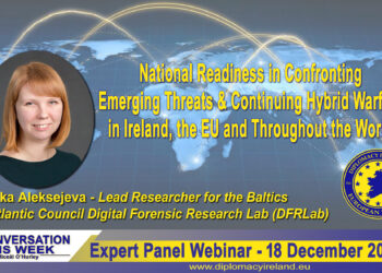 Nika Aleksejeva, Lead Researcher for the Baltics, Atlantic Council Digital Forensic Research Lab (DFRLab) Joins Expert Panel