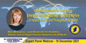 Nika Aleksejeva, Lead Researcher for the Baltics, Atlantic Council Digital Forensic Research Lab (DFRLab) Joins Expert Panel