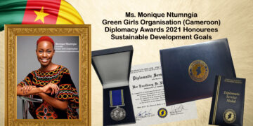 Cameroon Charity – Green Girls Organisation & Founder Ms. Monique Ntumngia to be Honoured for Sustainable Development Work