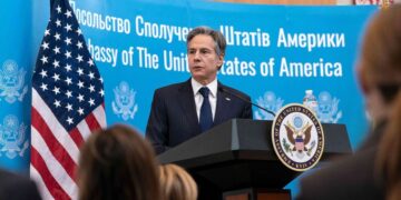 U.S. Embassy Reduces Personnel in Kyiv