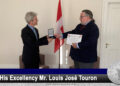 Veteran Swiss Diplomat, Ambassador Louis-José Touron Conferred with Diplomatic Service Medal with Honours