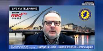 Dr. Miceál O’Hurley Discusses Russia’s Invasion of Ukrainian Interior with Cork’s RedFM
