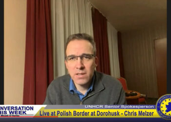 LIVE from Polish Border – UNHCR Senior Spokesperson Chris Melzer Speaks with Miceal O’Hurley