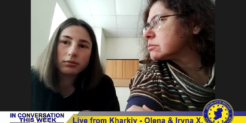 LIVE from Besieged Kharkiv – Brave Mother and Daughter Put on Brave Face