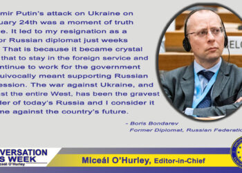 Former Russian Federation Senior Diplomat – Boris Bondarev on ‘In Conversation This Week’